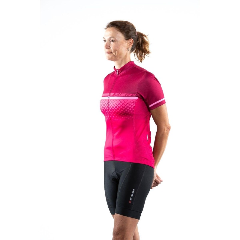 Bellwether Gradient Women's Short Sleeve Jersey Ruby
