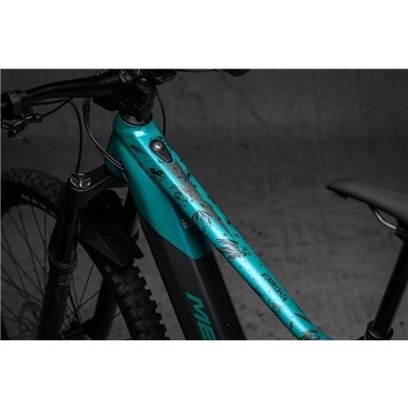 Dyedbro E-Bike Frame Protection Wrap Old School Tattoo Black