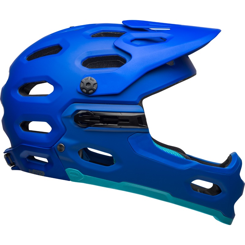 Bell Super 3R Mips Helmet Mat Blue/Bright Blue