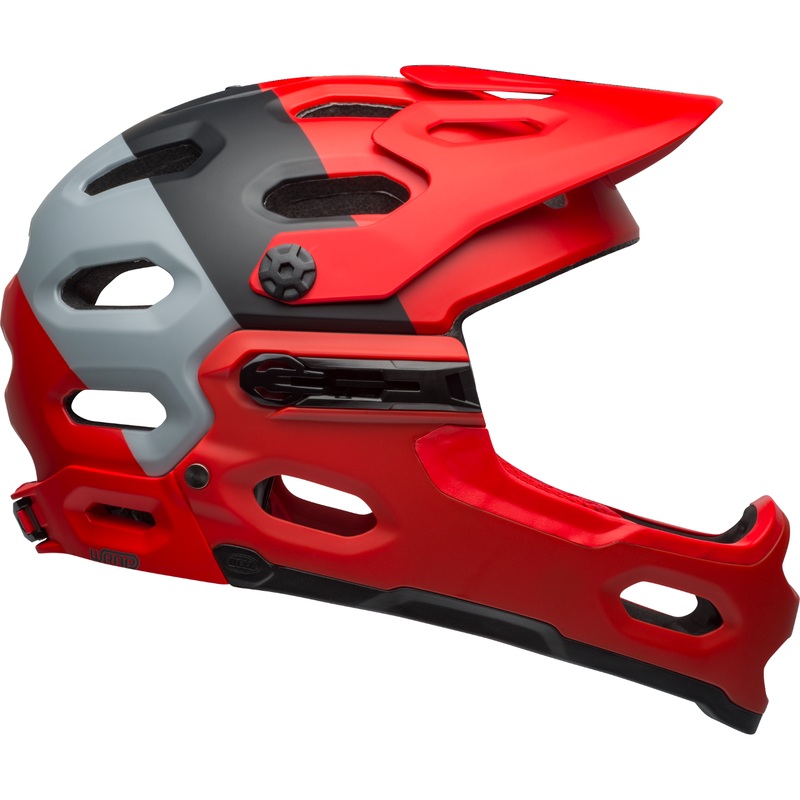 Bell Super 3R Mips Helmets Matte Crimson/Black