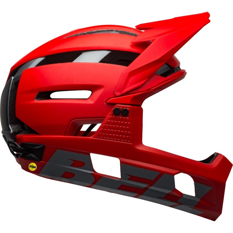 Bell Super Air R Mips Fullface Helmet Red/Grey