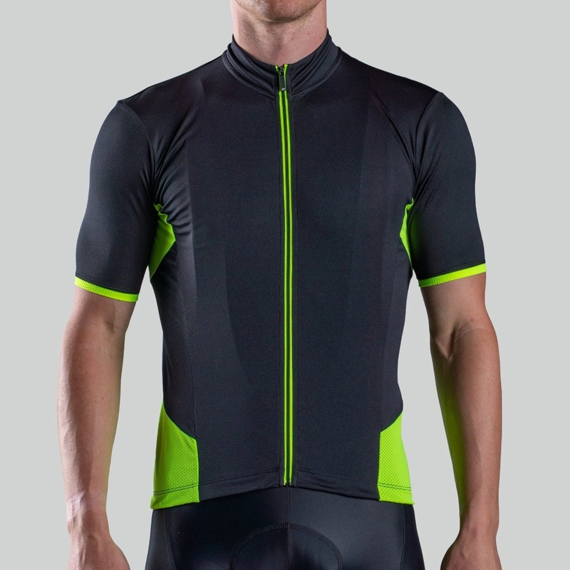 Bellwether Cadence Short Sleeve Jersey Black/Citrus