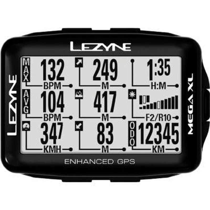 Lezyne Mega XL GPS Computer Black