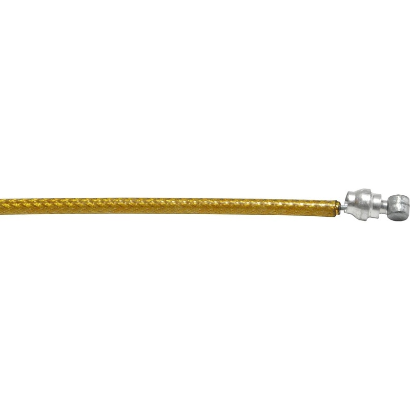 DRS Slick Brake Cable 1.6mm x 1500mm Gold Braided