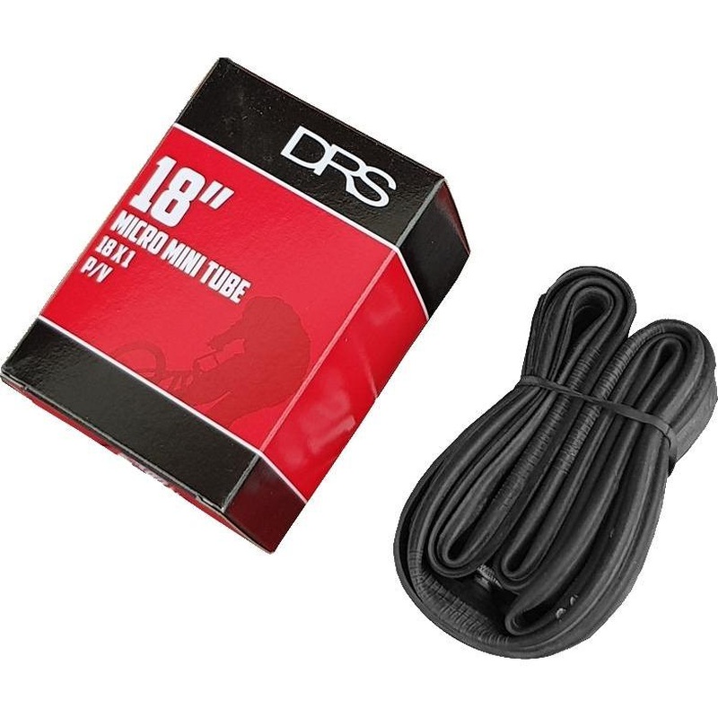 DRS Standard Presta Valve Tube 18 x 1.0'' Black