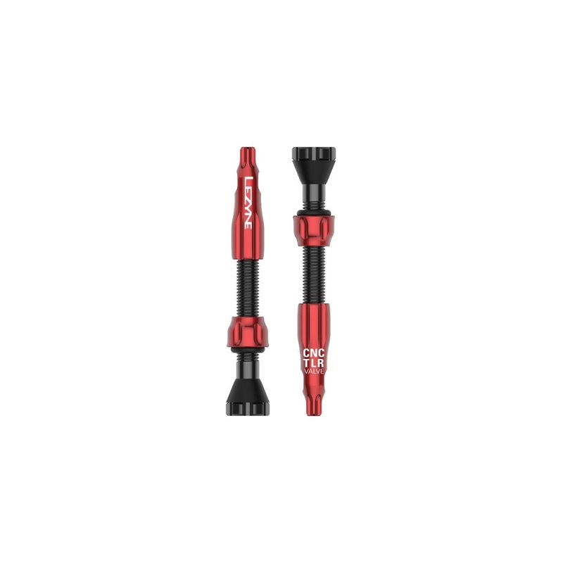 Lezyne CNC TLR Valves Red 44mm