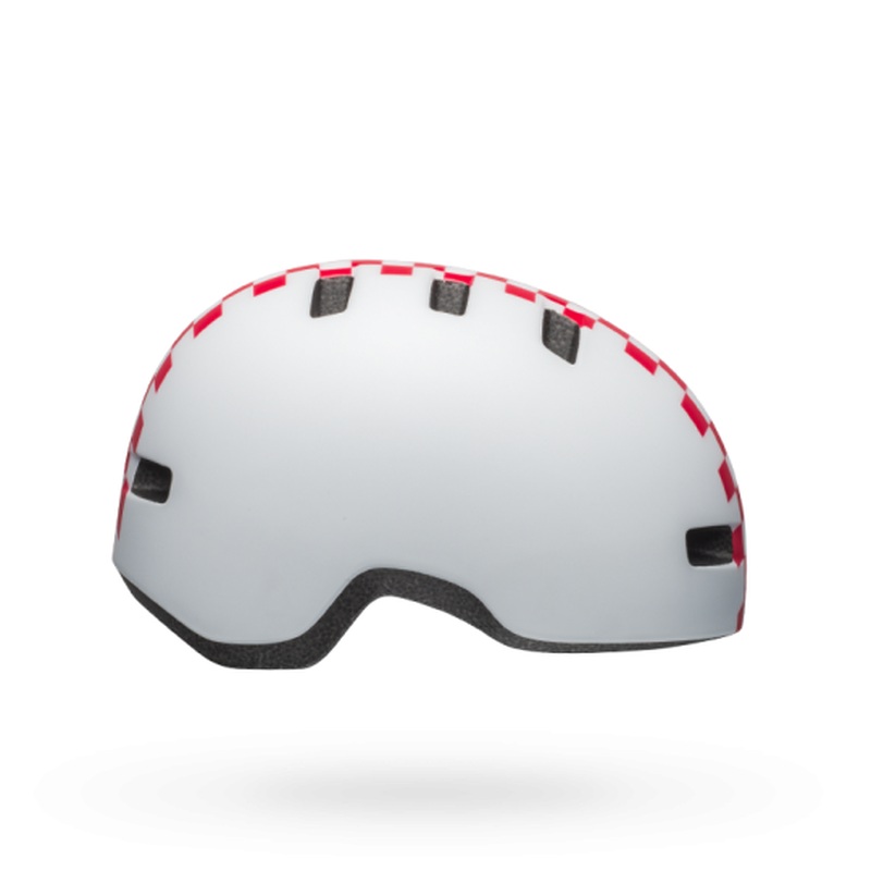 Bell Lil Ripper Kids Helmet Checkers White/Pink