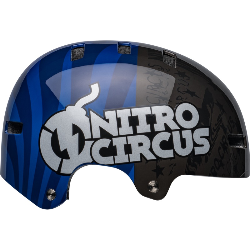 Bell Local Nitro Circus Helmet Navy/Silver