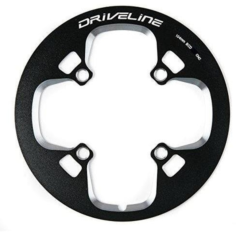 Driveline Chain Guard 46T x 104 BCD with Bolts Black