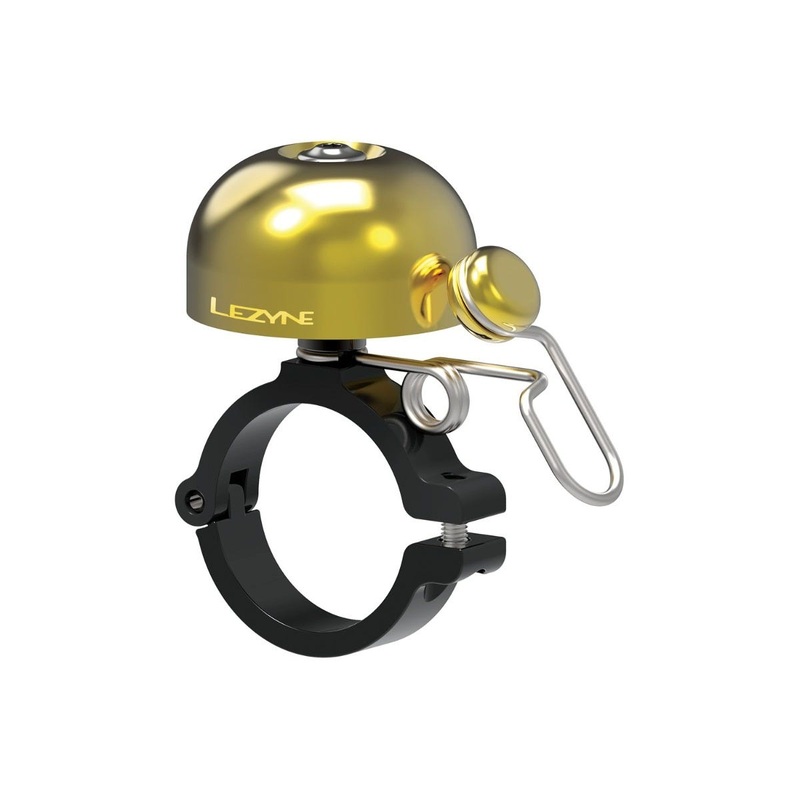 Lezyne Classic Brass Bell with Hard Mount Brass/Black