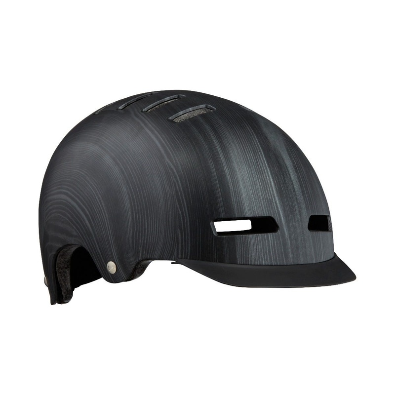 Lazer Street Deluxe Helmet Dark Wood