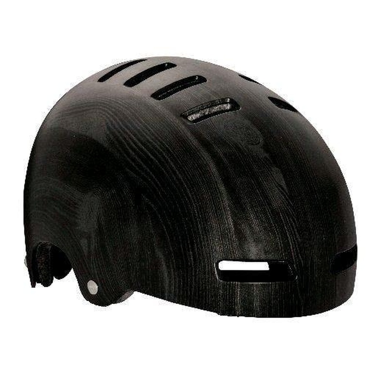 Lazer Street Deluxe Helmet With Visor (Dark Wood)