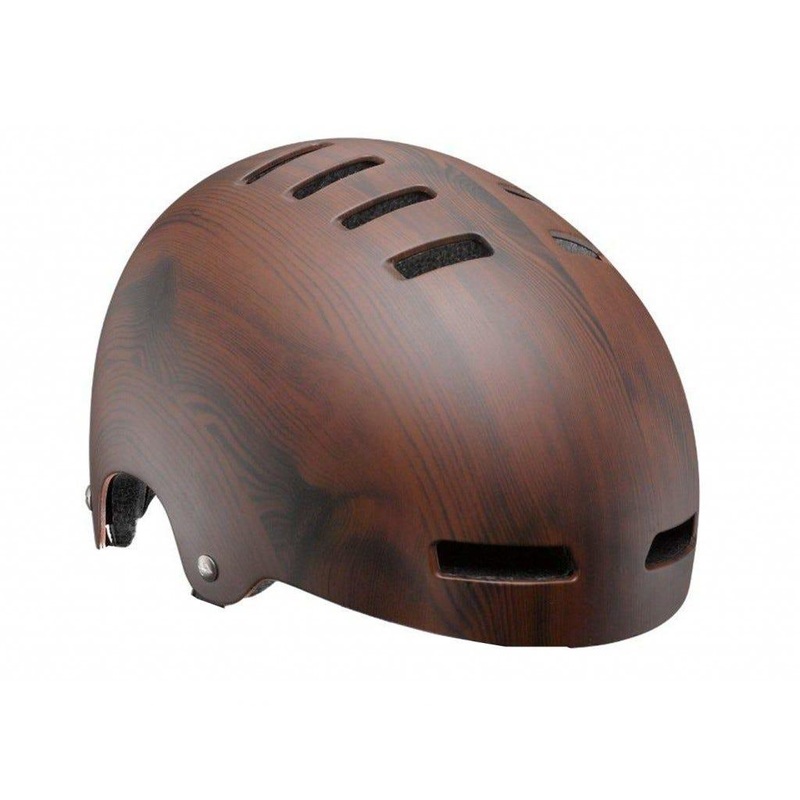 Lazer Street Helmet (Deluxe Brown Wood)