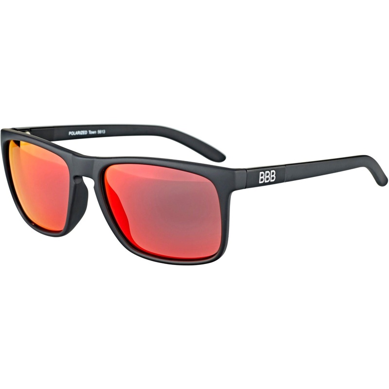 BBB Town Sunglasses Matt Black/Red