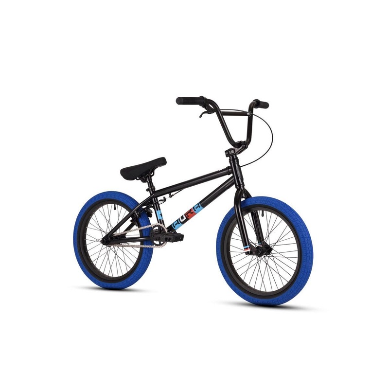DK Aura 18in BMX Bike Black/Blue (2018)