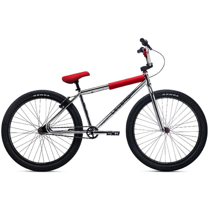DK Legend 22.4 Inch TT BMX Cruiser Bike Chrome