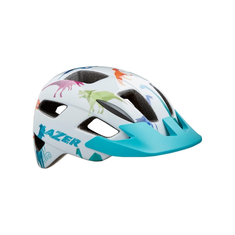 Lazer Lil' Gekko Kid's Helmet White Dino 46-50cm