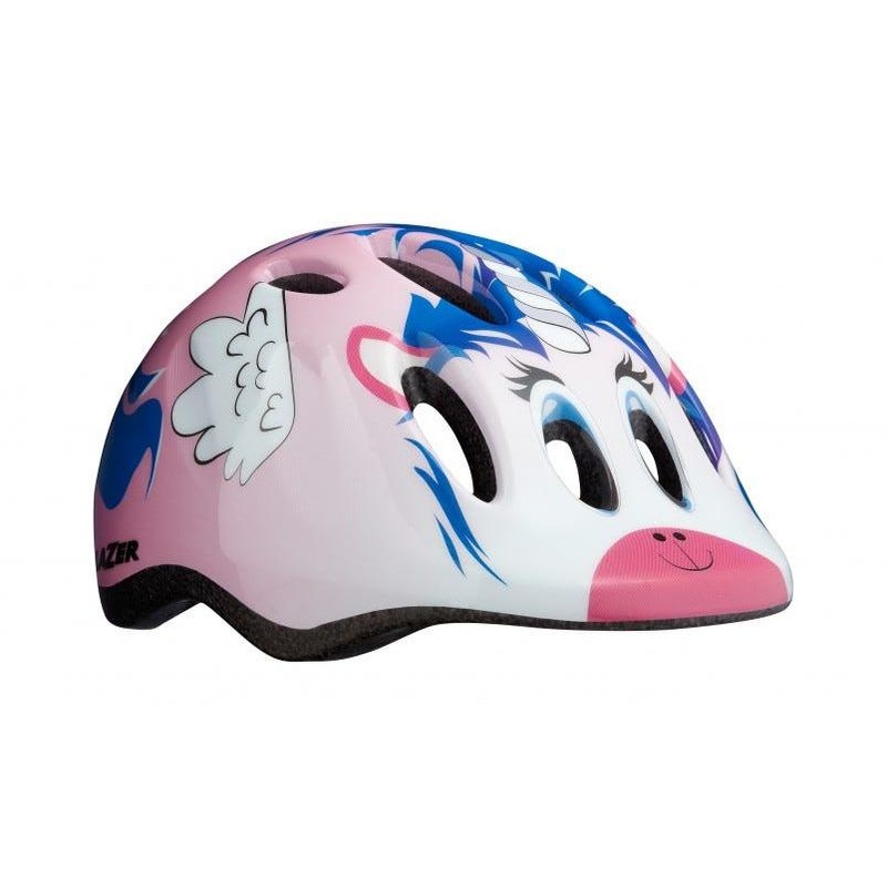 Lazer Max+ Girls Helmet Unicorn 49-56cm