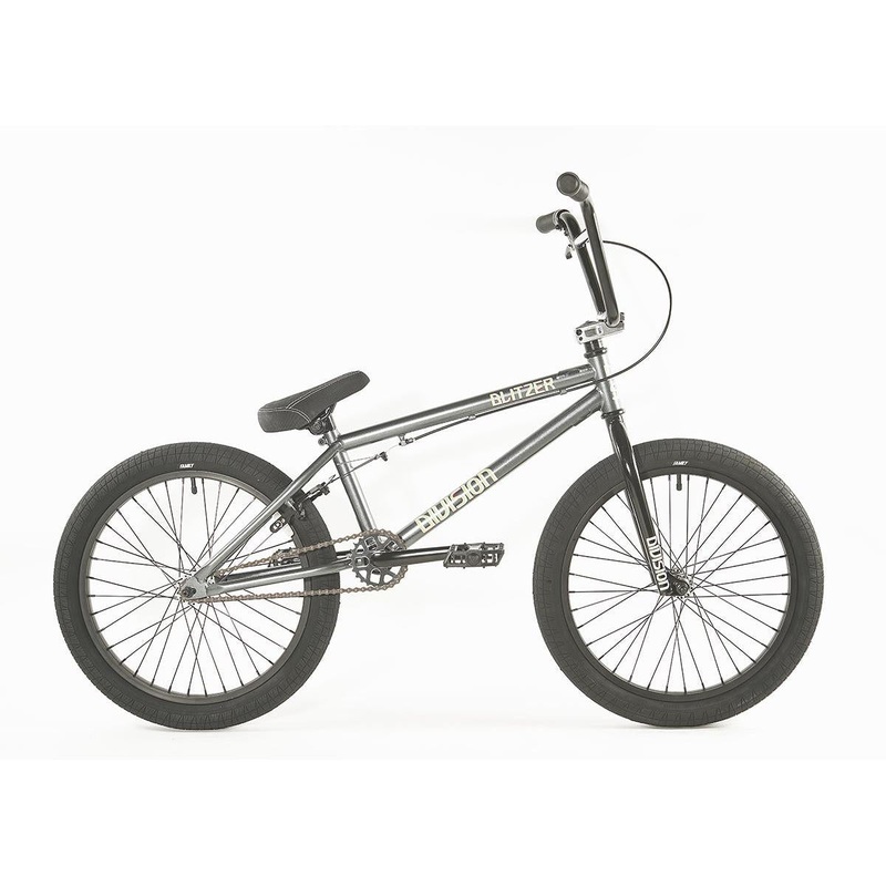 Division Blitzer 20'' BMX Bike Gun Metal Grey Polished