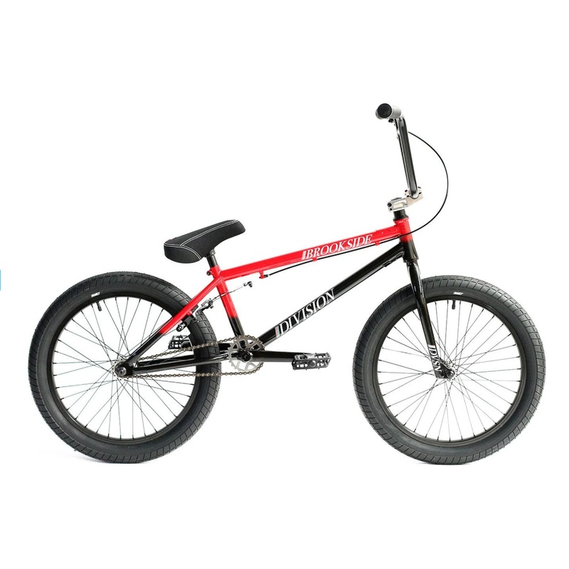 Division Brookside 20 BMX Bike Black/Red Fade