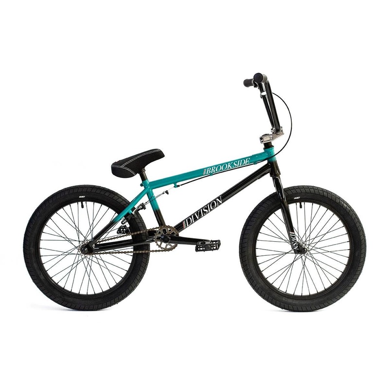 Division Brookside 20 BMX Bike Black Teal Fade