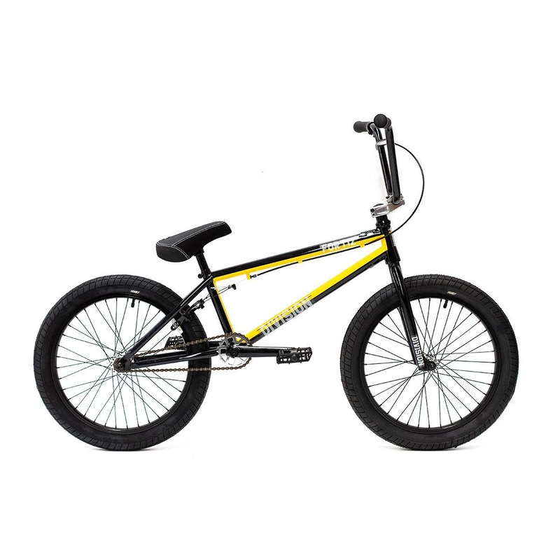 Division Fortiz 20" BMX Bike Black/Yellow