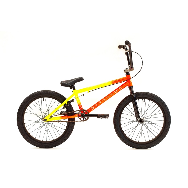 Division Reark 20'' BMX Bike Orange/Yellow Fade
