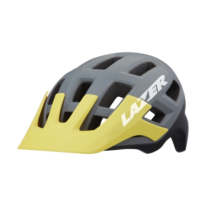 Lazer Coyote Helmet Matte Grey Yellow