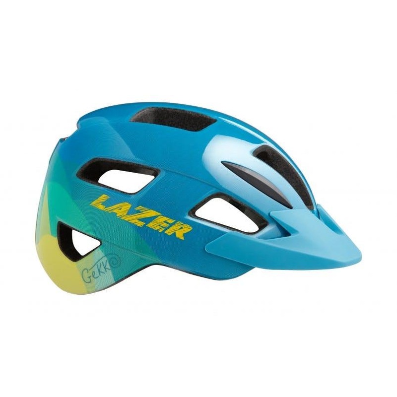 Lazer Gekko Kids Helmet Blue/Yellow 50-56cm