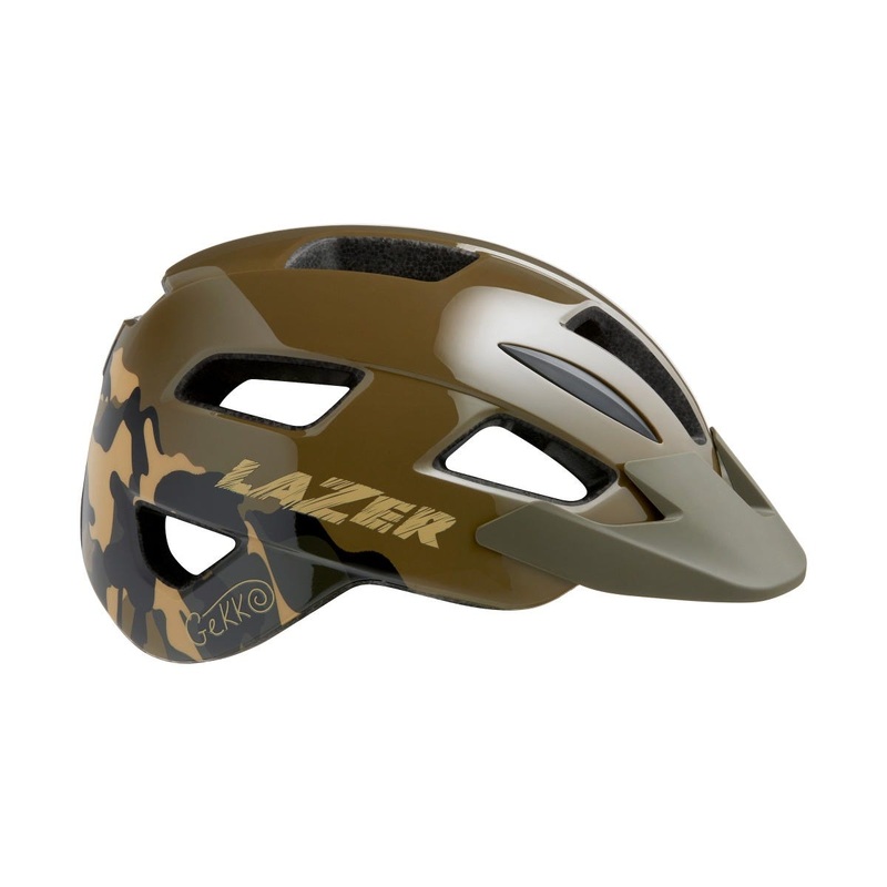Lazer Gekko Kids Helmet Dark Green/Camo 50-56cm