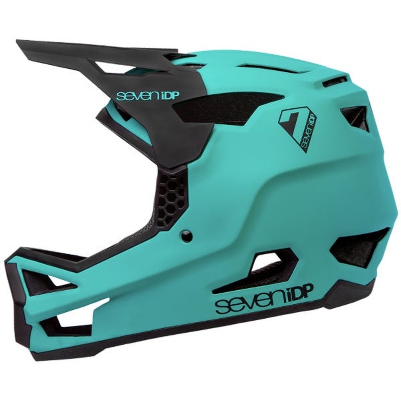 7iDP Project23 Fibreglass Full Face Helmet Teal/Black