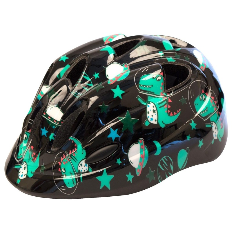 99 Bikes Rivet Boys Helmet Space Dino