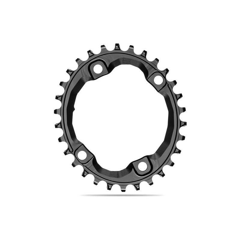 Absolute Black Premium Oval Chainring 1X Shimano XT M8000/MT700
