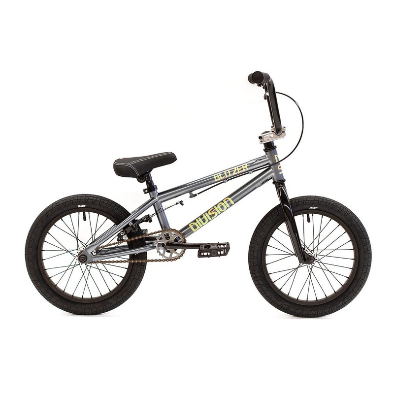 Division Blitzer 16 Kids BMX Bikes Gun Metal Grey