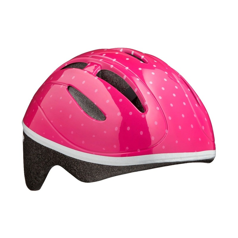Lazer BOB Girls Helmet Pink Dots 46-52 cm