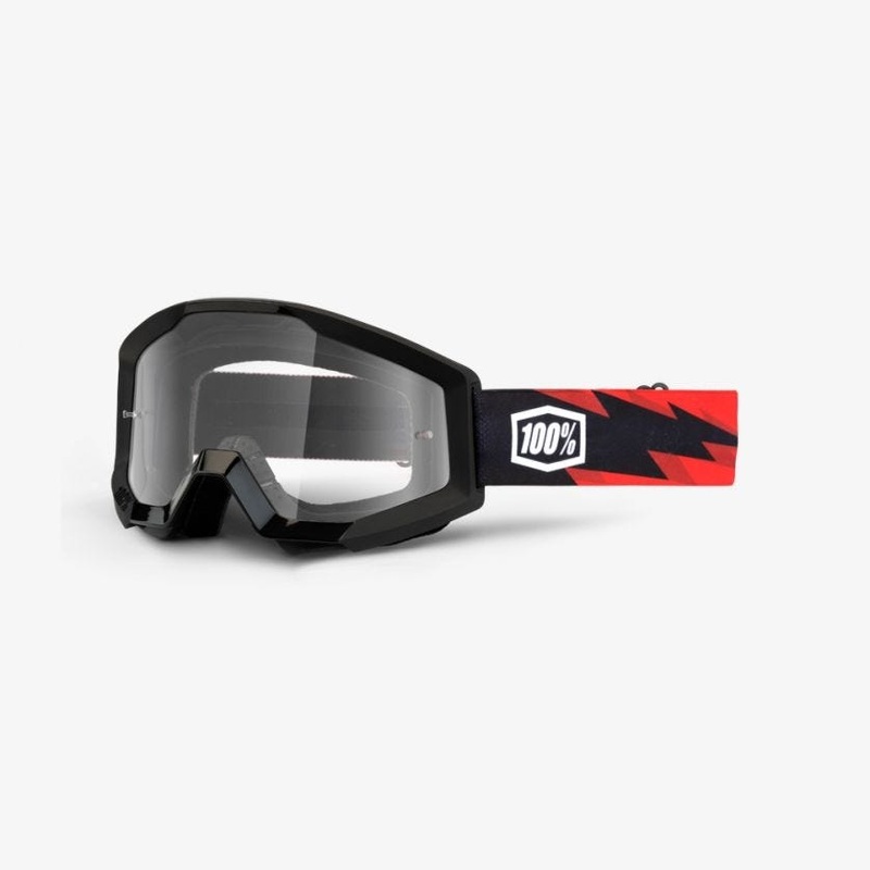 100% Strata Goggles Slash - Clear Lens