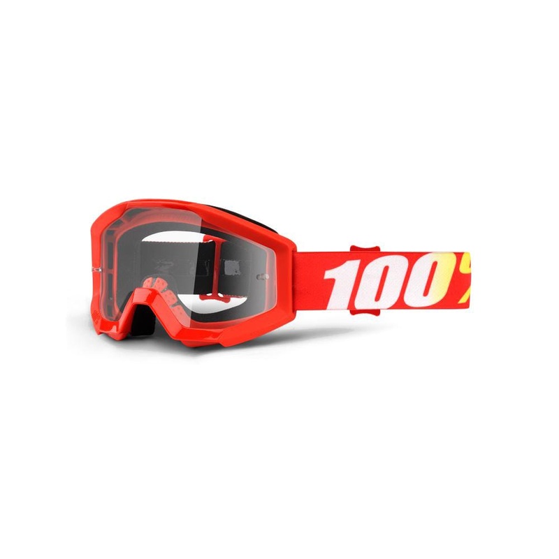 100% Strata Junior Goggles Clear Lens Furnace