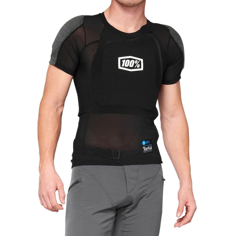 100% Tarka Short Sleeve Body Armour Black