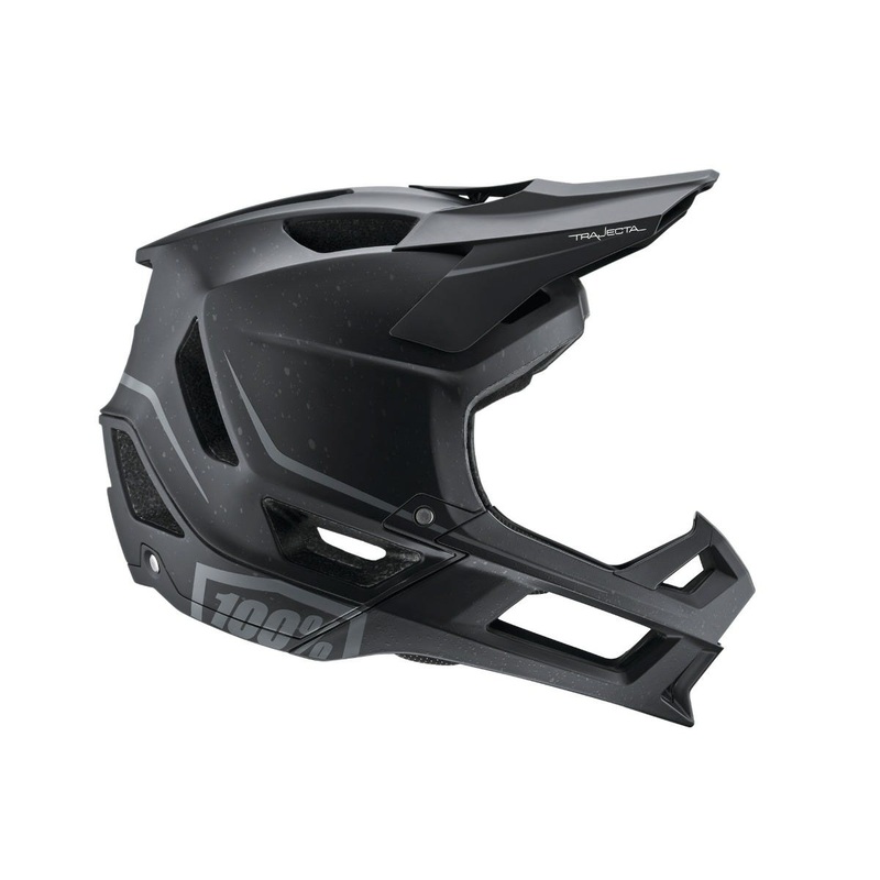 100% Trajecta Fullface Helmet Black