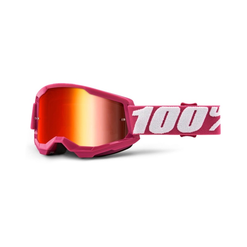 100% Strata 2 Goggles Fletcher/Mirror Red Lens