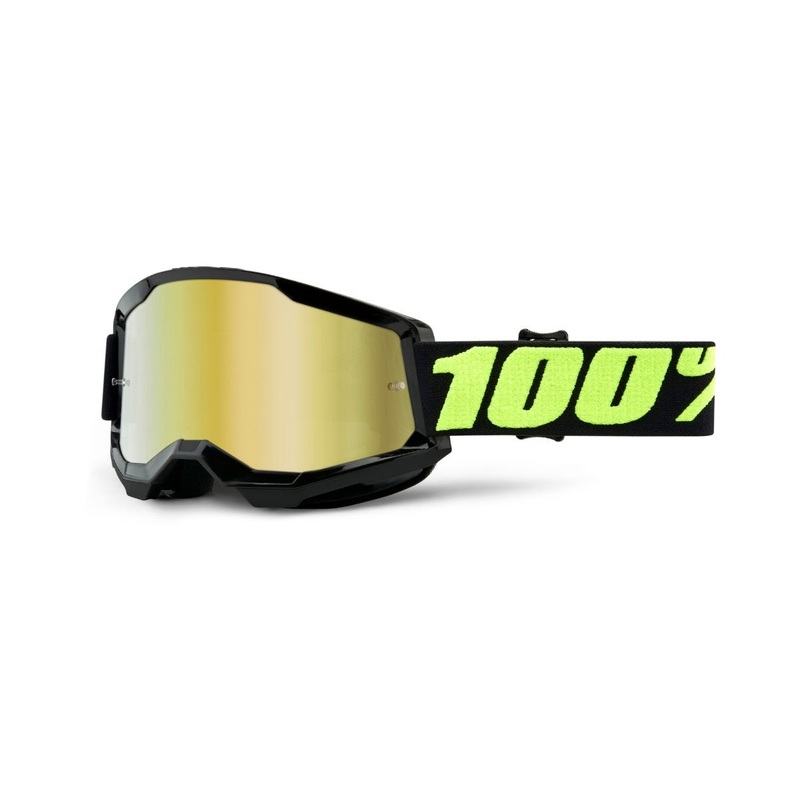 100% Strata 2 Goggles Upsol/Mirror Gold Lens