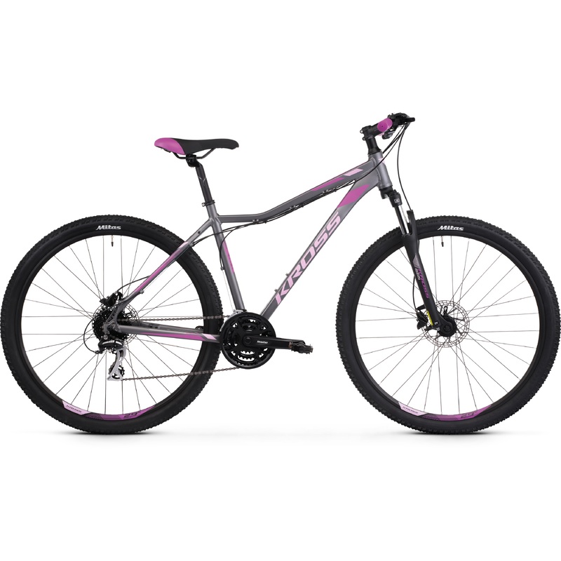 Kross Lea 5.0 27.5 Women's Mountain Bike Graphite/Pink/Violet (2020)