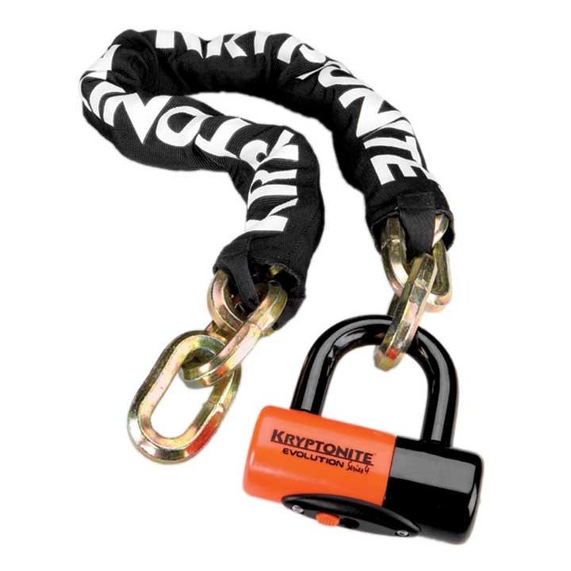 Kryptonite New York Chain 1210 with Evolution Series 4 Disc Lock 12mm x 100mm