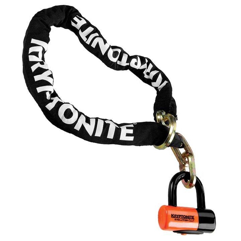 Kryptonite New York Cinch Ring 1213 with Evolution Series 4 Disc Lock 12mm x 130mm