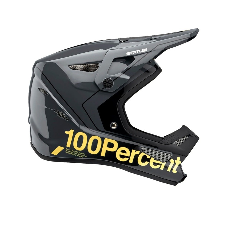 100% Status Full Face Youth Helmet Carby/Charcoal