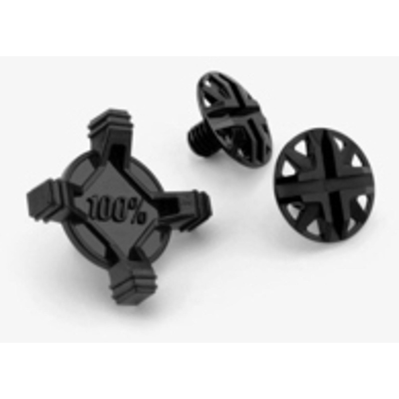 100% Status Visor Screw Kit Black