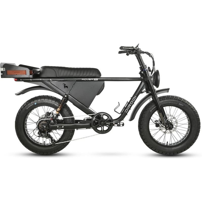 Dirodi Rover Pro 250W Electric Fat Bike Jet Black