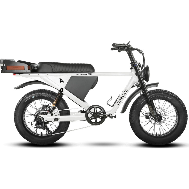 Dirodi Rover Pro 250W Electric Fat Bike Pearl White