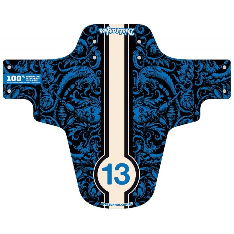 Dirtsurfer Demons Mudguard Blue