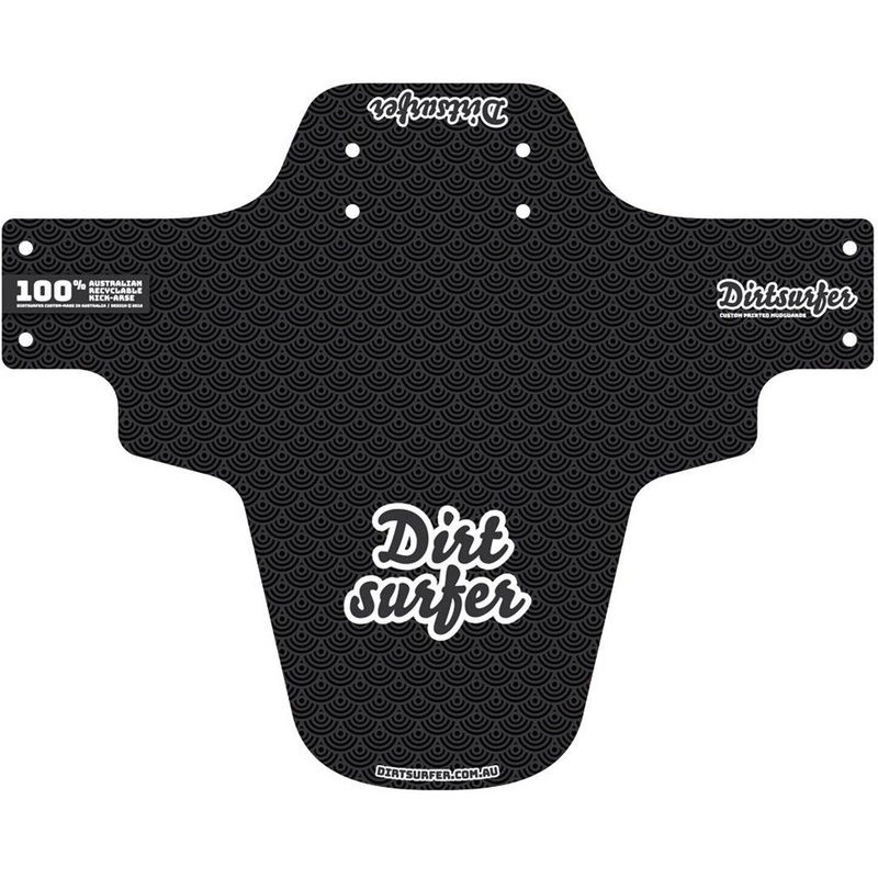 Dirtsurfer MTB Front Mudguard Japan Wave Black